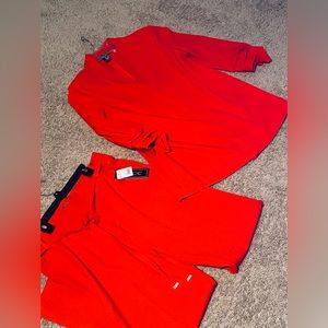 Red/orange colored pantsuit  NEW!